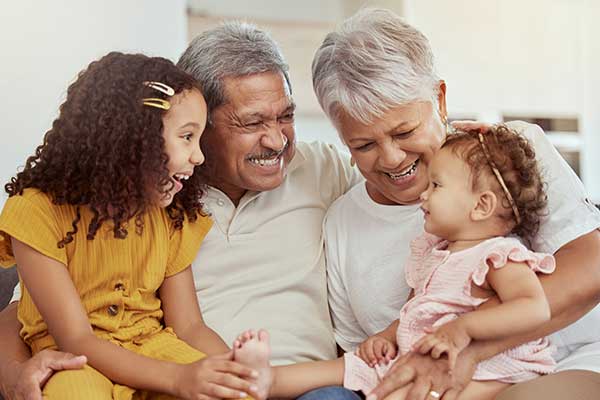 Grandparents with Grandchildren