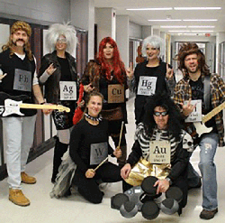 Metal band costume