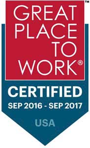 Great Place To Work Certified graphic