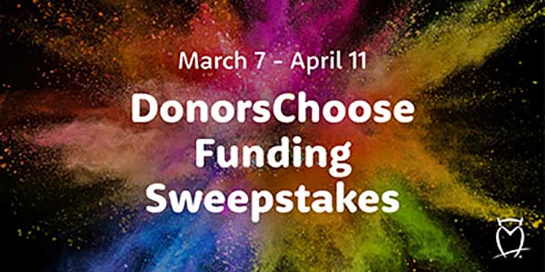 DonorsChoose Spring Sweepstakes image